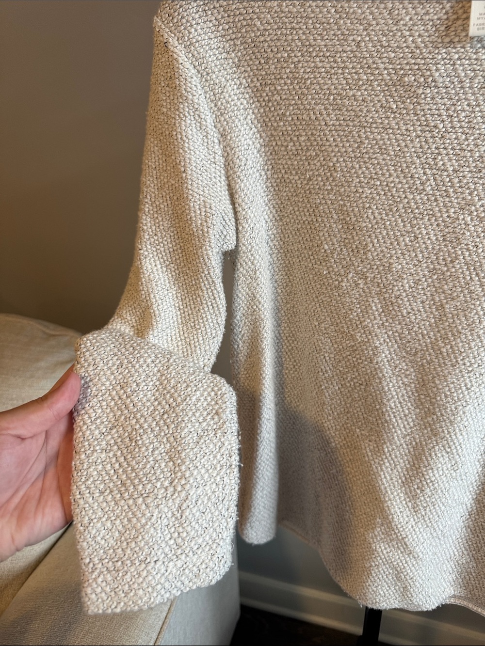 H&M Textured Cream Knit Top - Picture 3 of 4